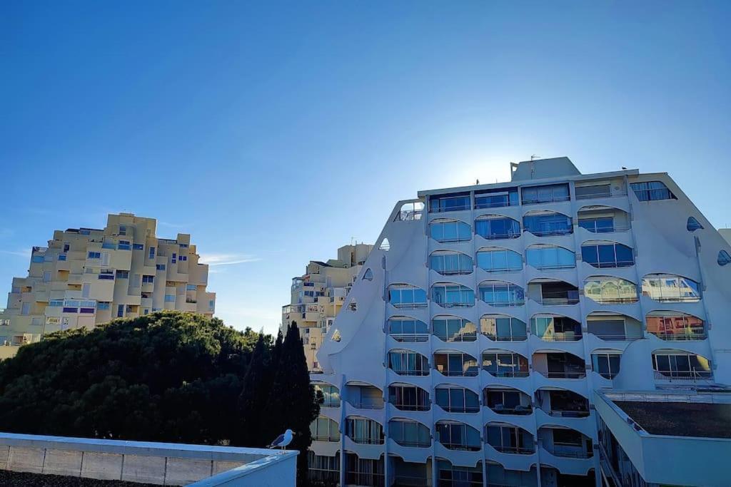 Grand Voile - Hyper Centre, Climatisation, Vue Panoramique Sur L'Architecture De La Grande Motte Apartman Kültér fotó