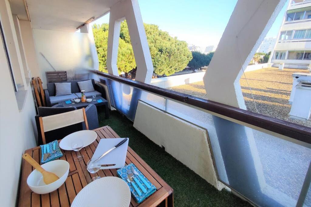 Grand Voile - Hyper Centre, Climatisation, Vue Panoramique Sur L'Architecture De La Grande Motte Apartman Kültér fotó